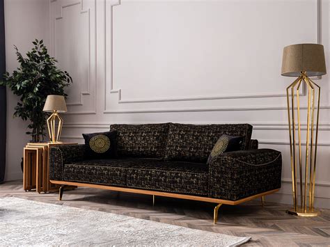 versace stil möbel|Versace sofa seating.